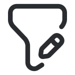 Filter Edit SVG Icon